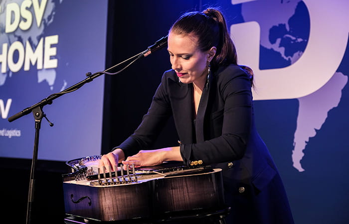 Ida Elina in the Grand opening of DSV Logistics Center